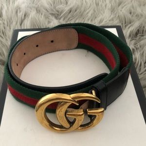 Gucci Double G Gold belt